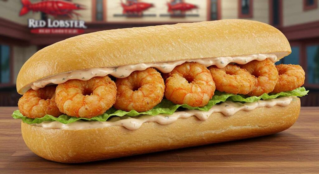 Crispy Shrimp Po' Boy Sandwich