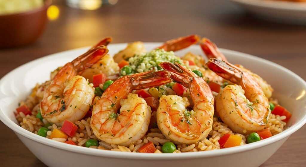 Garlic-Grilled Shrimp Bowl
