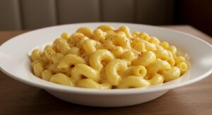 Mac & Cheese famous red lobster at restaurant