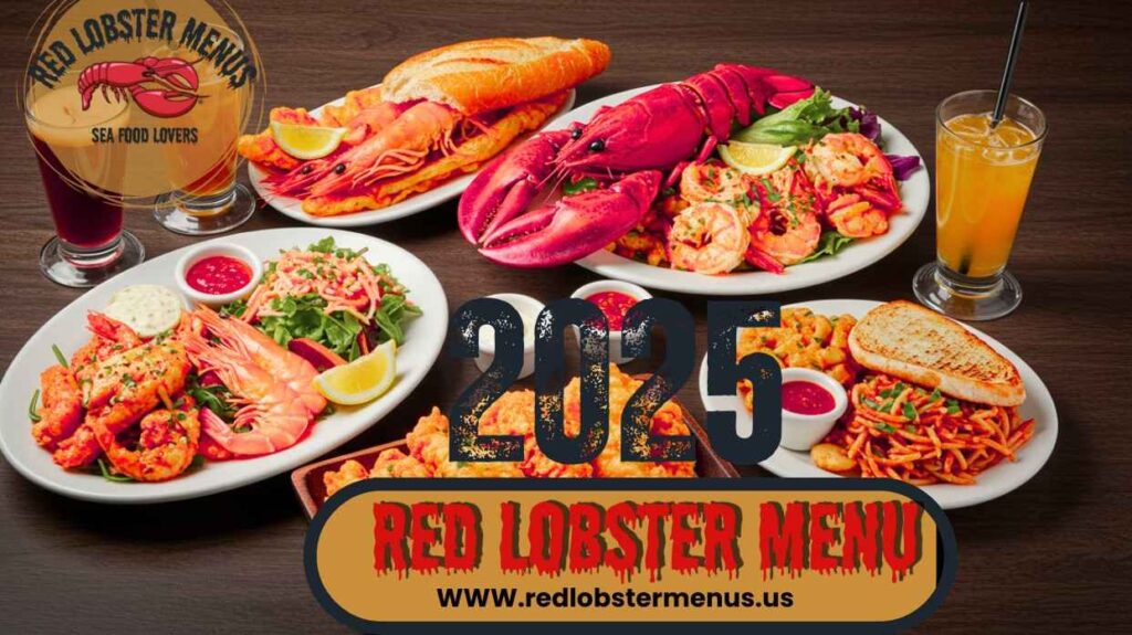 Red Lobster Menu Main Card