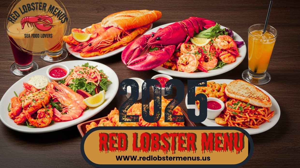 Red Lobster Menu Main Card