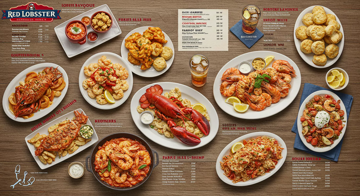 Ced Lobster Menus in card